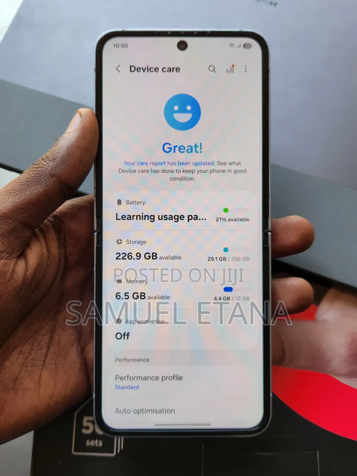 Samsung Galaxy Z Flip6 256 GB Blue