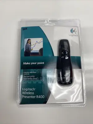 Logitech R400 Wireless Presenter Laser Pointer 50 Foot Range N