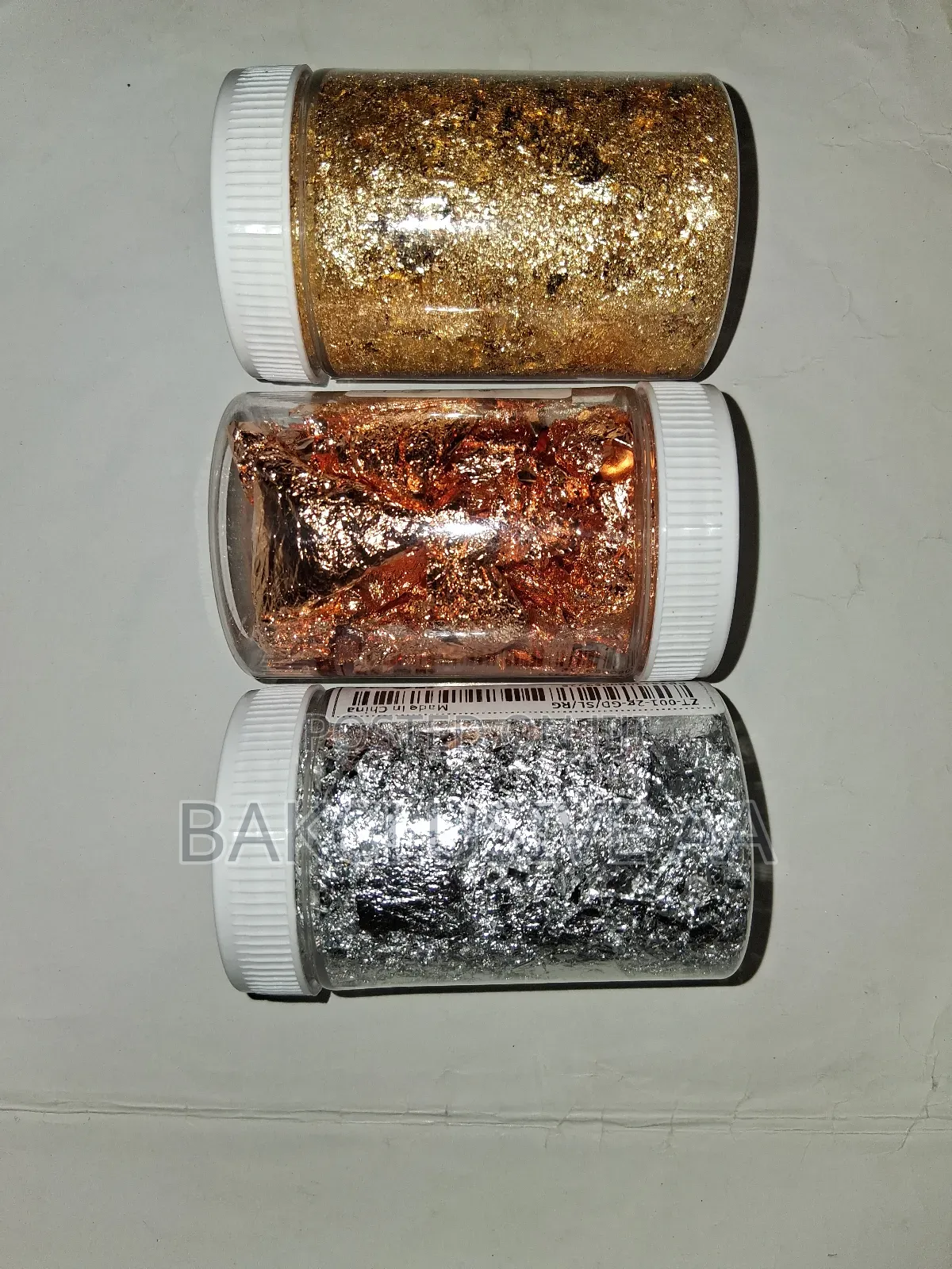 Gold, Silver Rose Gold Foil Flakes