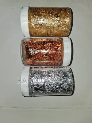 Gold, Silver Rose Gold Foil Flakes