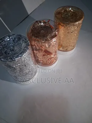 Gold, Silver Rose Gold Foil Flakes