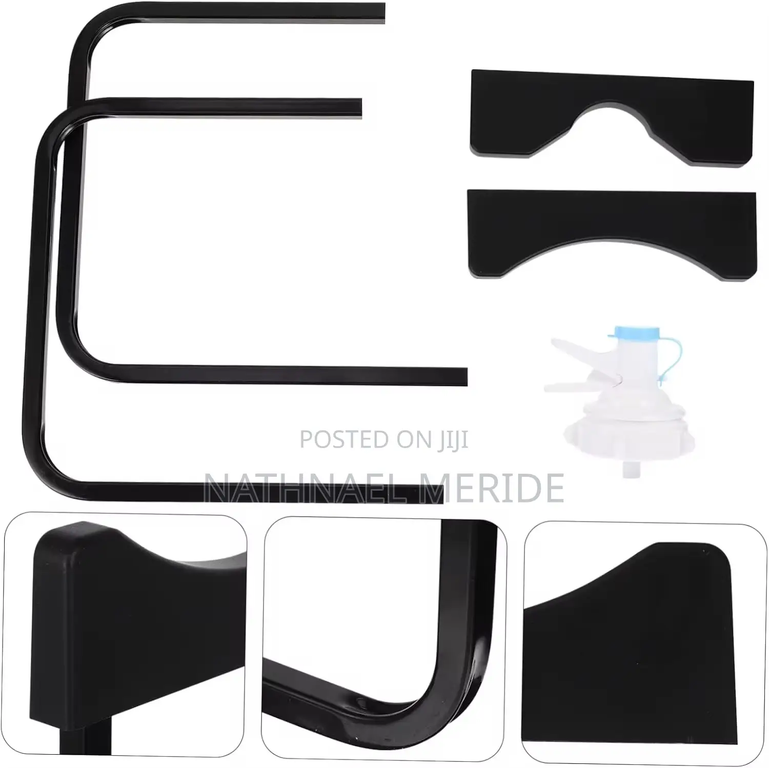 Water Jar Holder With Valve ማንኛውንም የውሃ ጃር ማሰሰቀመጥ የሚችል