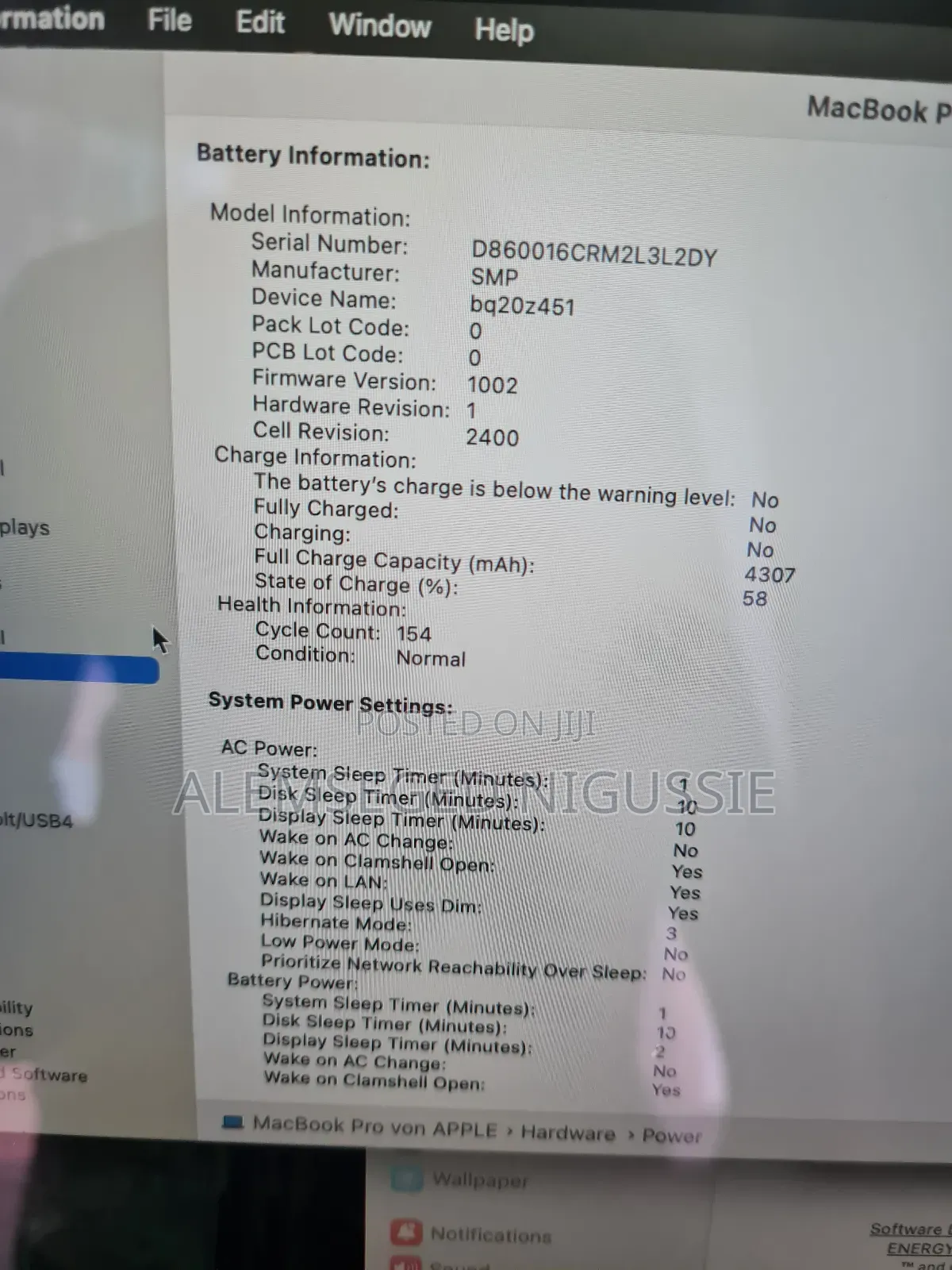 Laptop Apple MacBook Pro 2020 8GB Intel Core I5 SSD 256GB