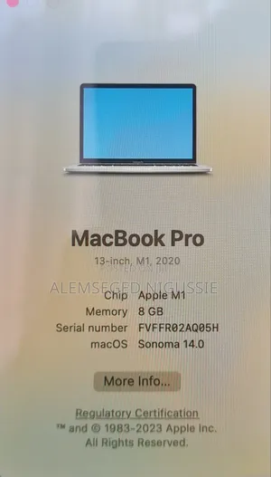 Laptop Apple MacBook Pro M1 8GB Apple M1 SSD 512GB