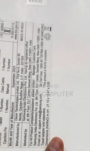 New Laptop Samsung Galaxy Book 2 4GB SSD 640GB