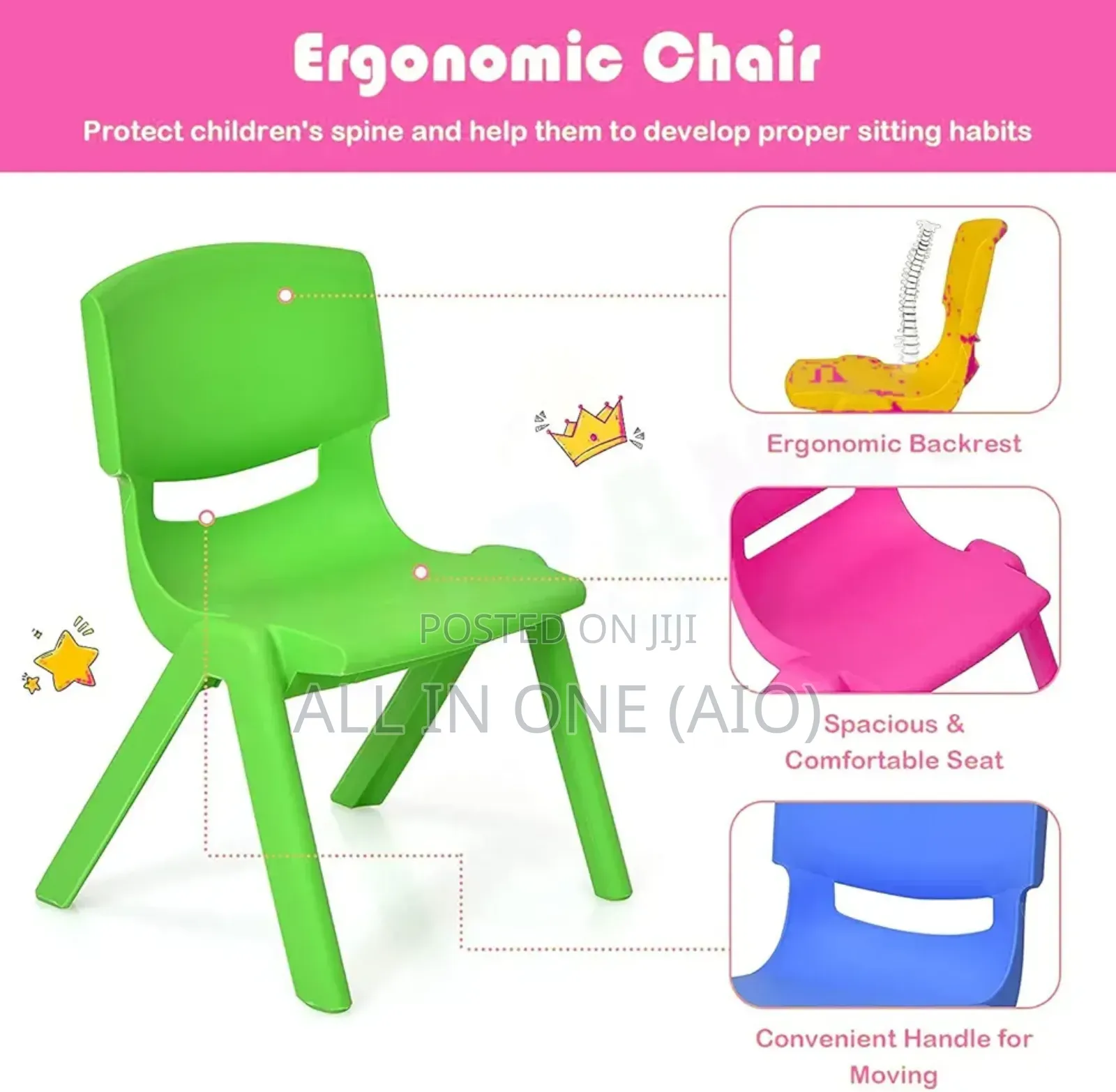 Children Folding Table and Chair Set