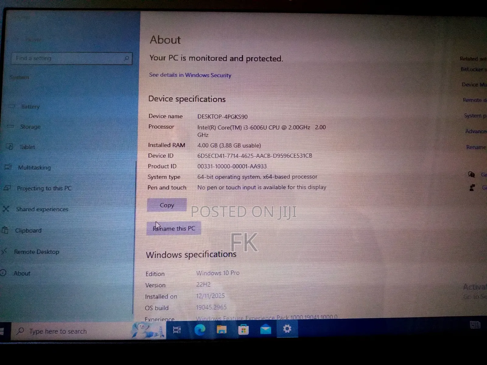Laptop Lenovo IdeaPad 110 4GB Intel Core I3 SSD 1T