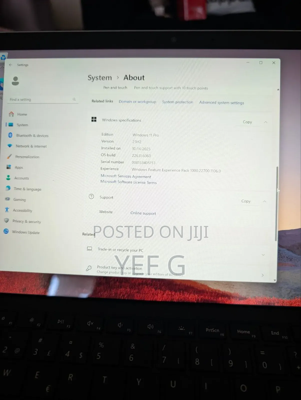 Laptop Microsoft Surface Pro 7 8GB Intel Core I5 SSD 128GB