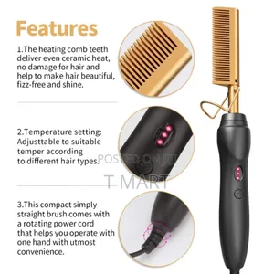 Electric Hair Styling Hot Comb