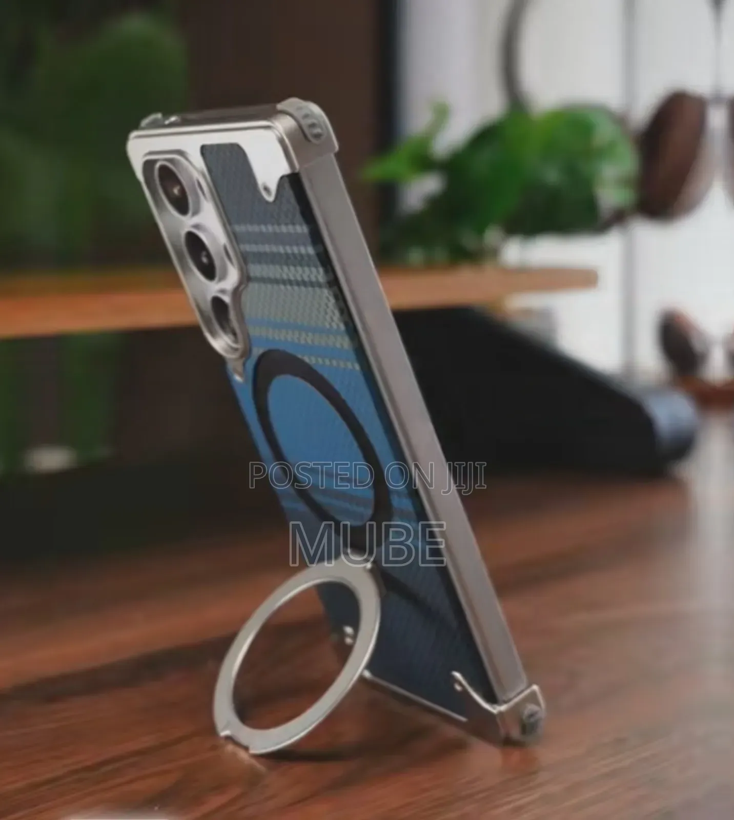 Premium Kevlar Pattern Metal Frame Phone Case – Galaxy S23 Ultra