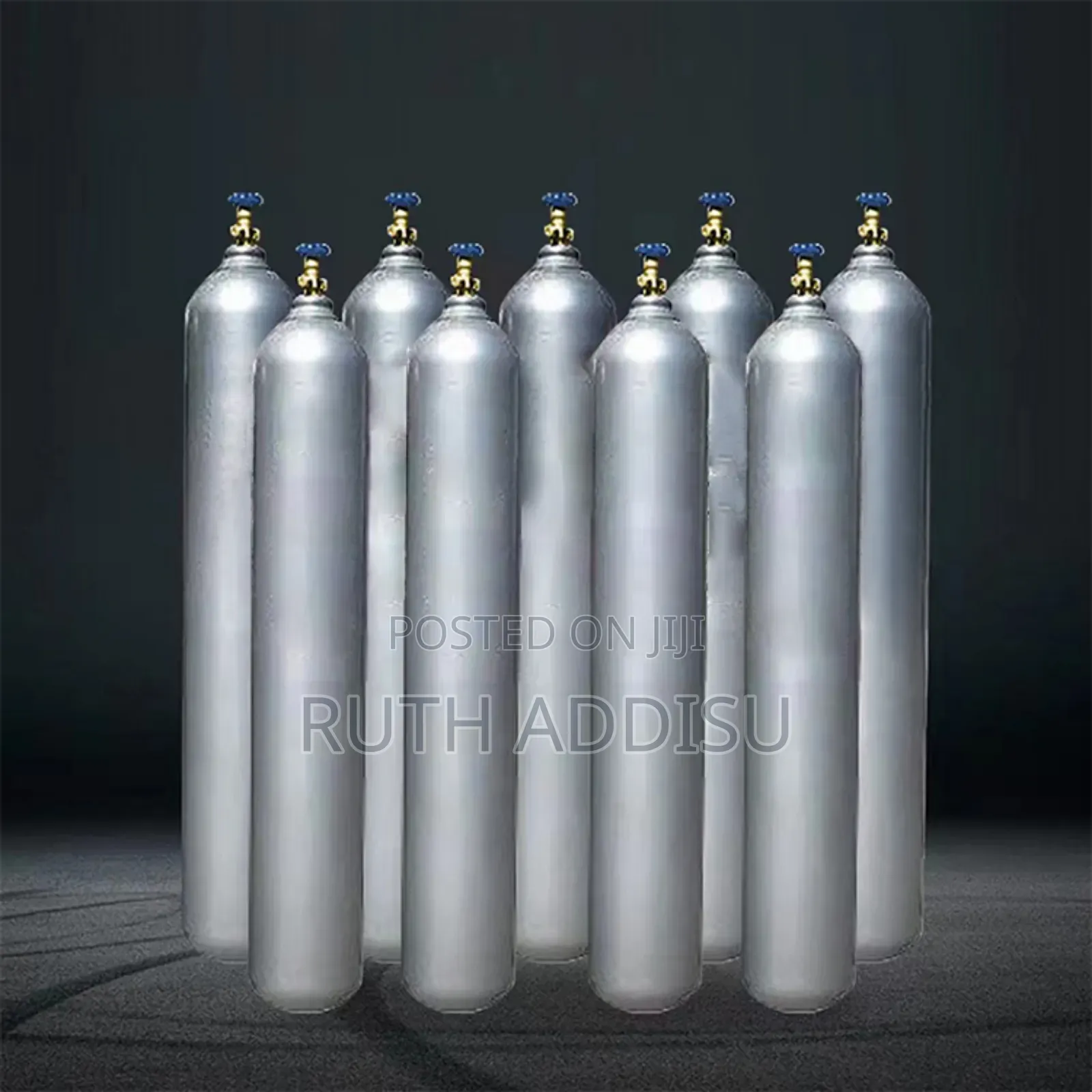 Oxygen 11 Litters Regulator ኦክሲጅን ሲልድር High Purity Gas Cylinders
