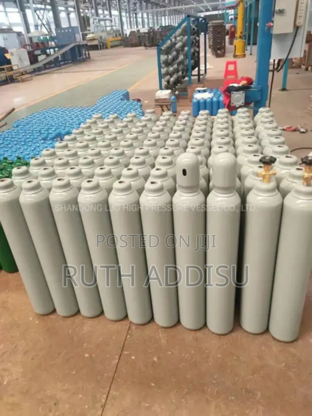 Best Price Ethiopia 50 Liter High Pressure Steel Gas Cylinder Oxygen