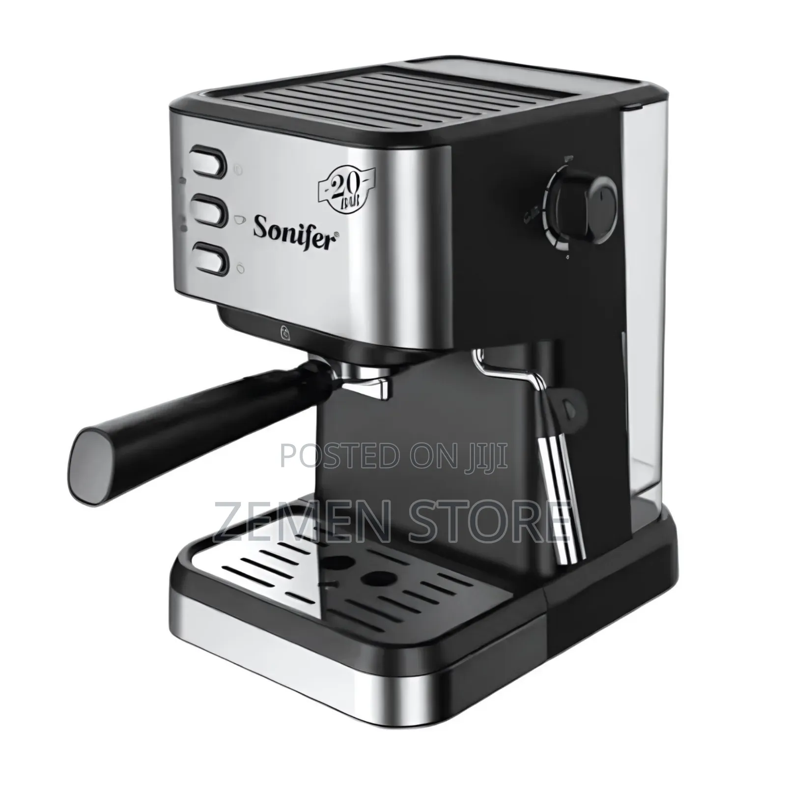 Sonifer 20-Bar Espresso Machine | ሶኒፈር የባለሙያ ቡና ማፍያ ማሽን