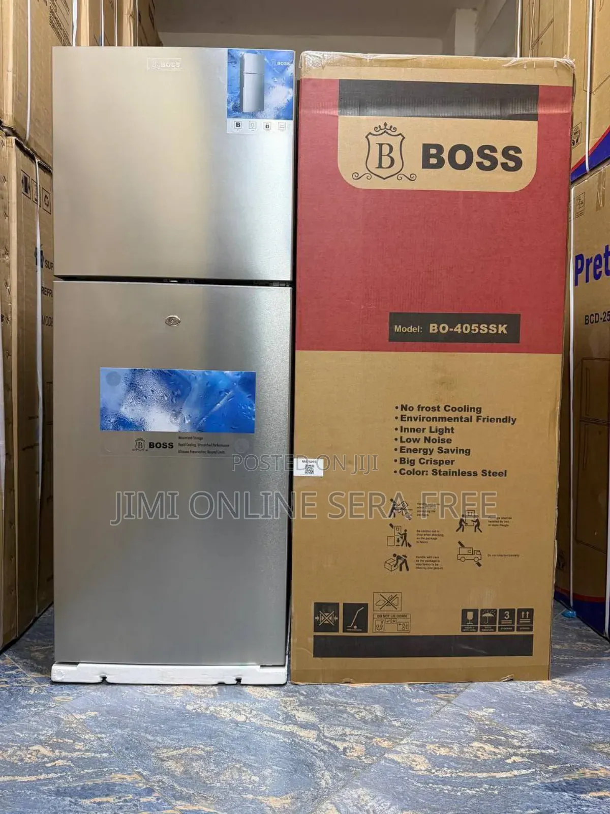 Boss Refrigerator Model 450l Fan Sistem New Brand Model