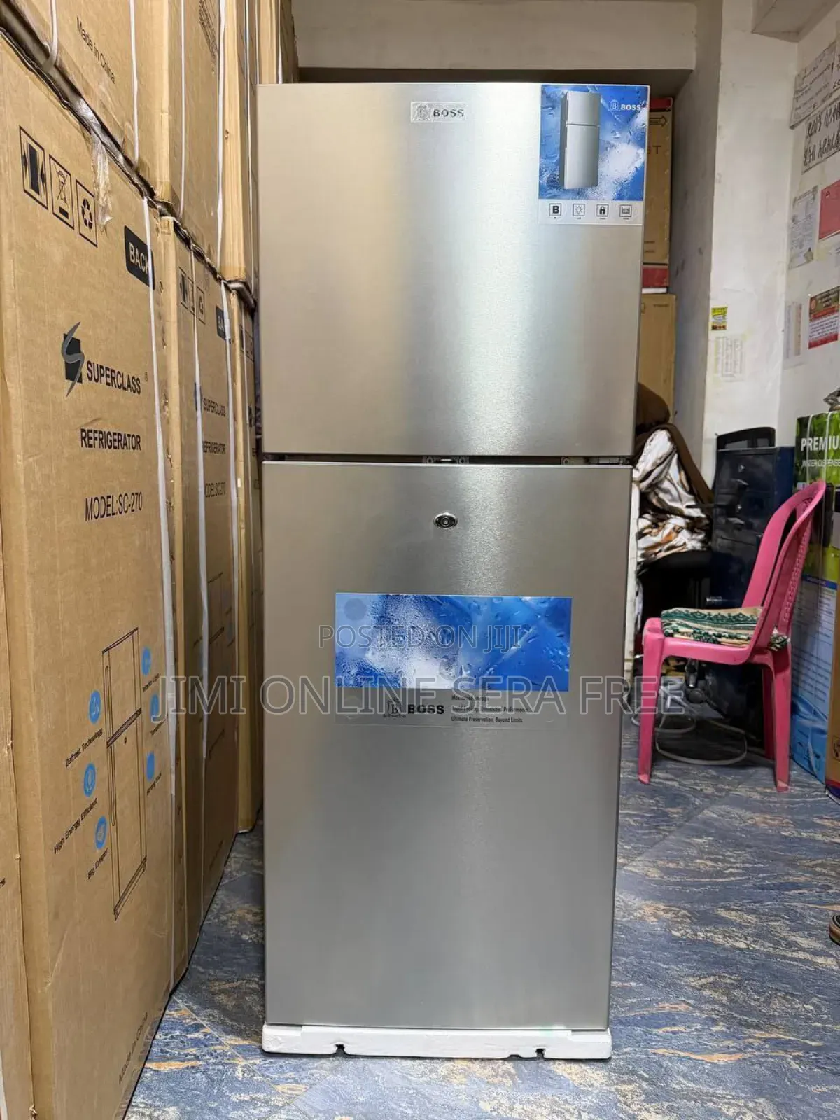 Boss Refrigerator Model 450l Fan Sistem New Brand Model