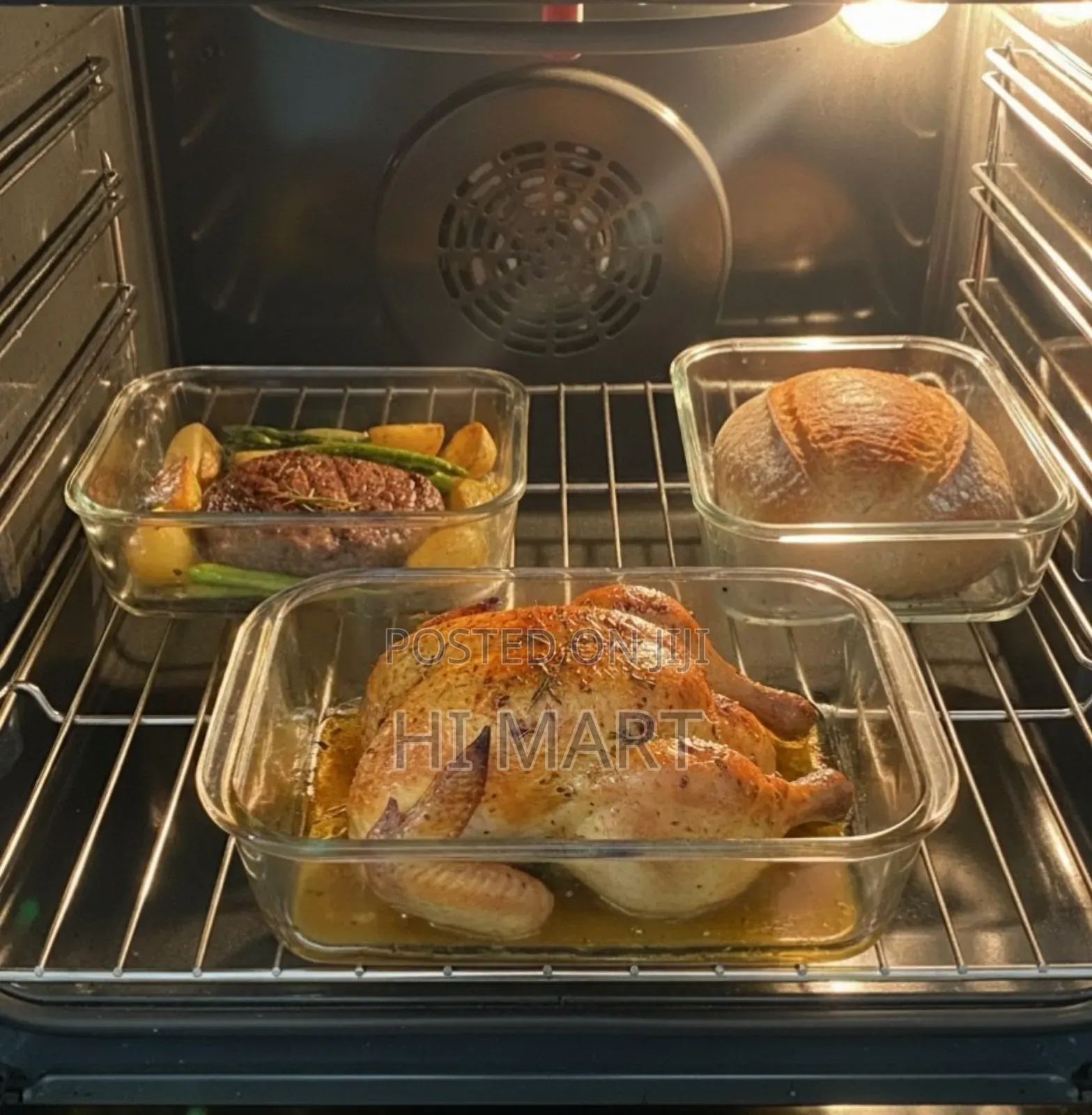 3pcs Deli High Quality Glass Ware