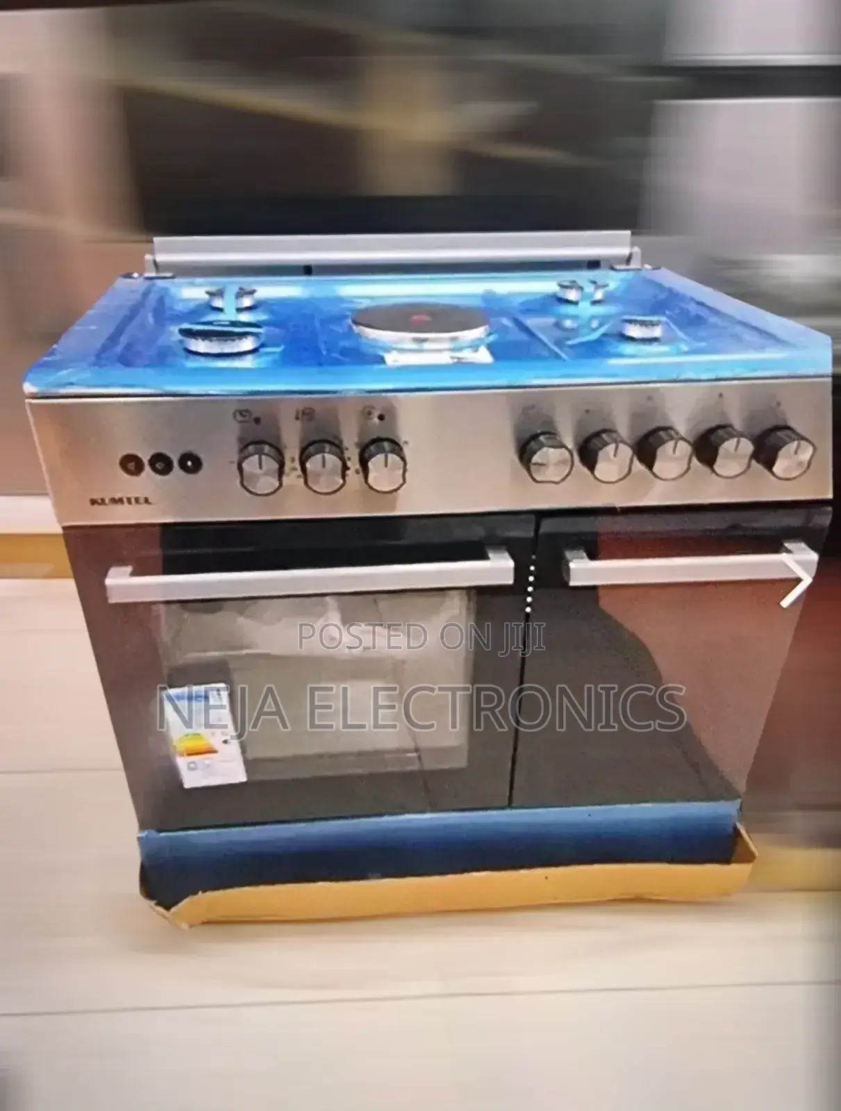 Kumtel Ovens 4-Gas 1-Elec 90.Cm for in Delivery