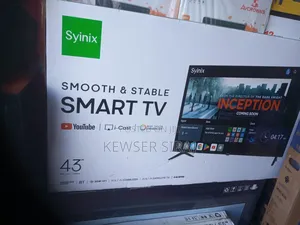 Syinix 43inch Tv Smart Android New 20 25 Model Frameless Screen