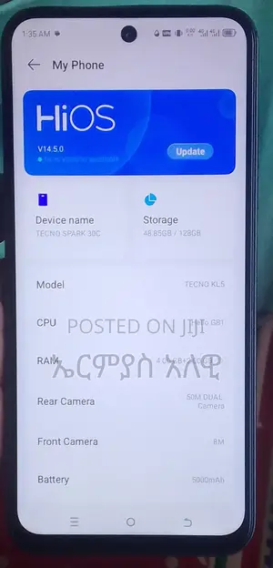 Tecno Spark 30C 128 GB