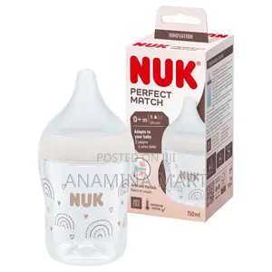 Nuk Perfect Match Baby Bottle, 150ml White