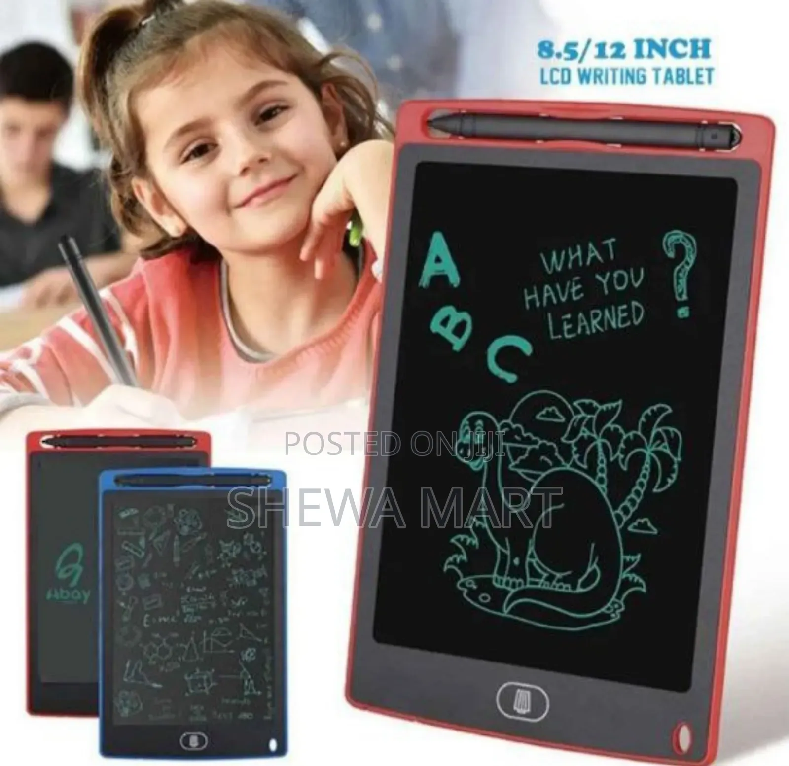 Kids Writing Tablet ለሚወዱት ልጂዎ ታላቅ ስጦታ LCD Writing Tablet for 4 Y