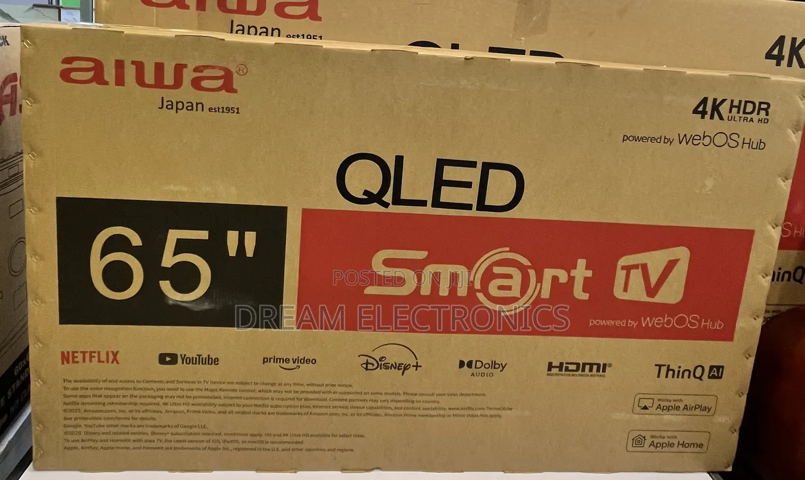 Aiwa Frameless Webos Hub Television