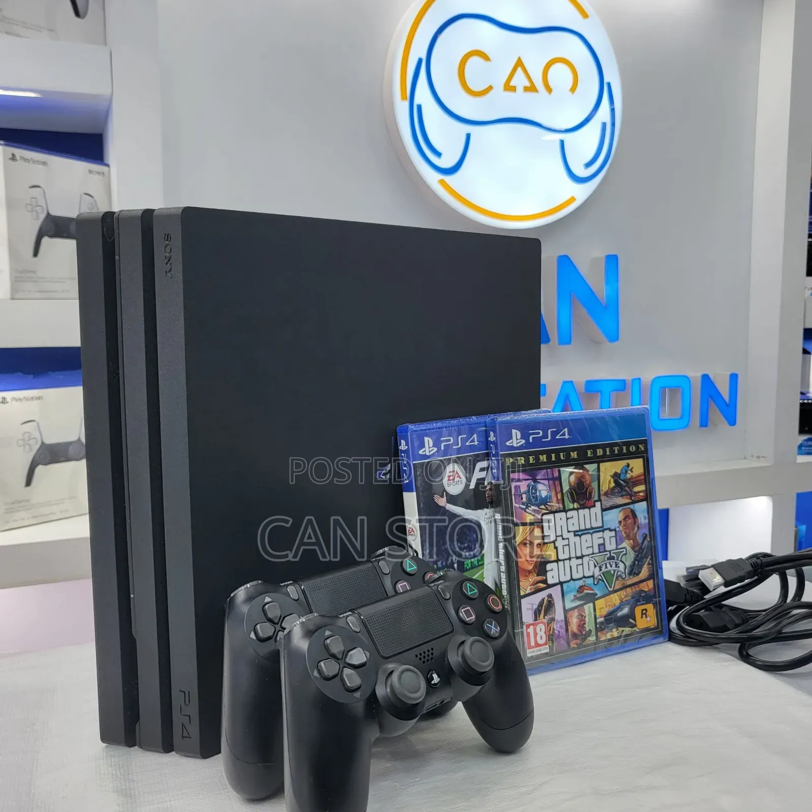 Playstation 4pro ከ ስድስት ወር ሙሉ ዋስትና ጋር 1tb Storageeeeeeee