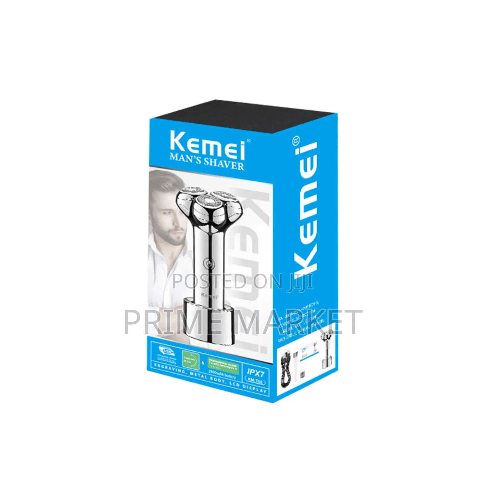 Kemei Km-T08 Hair Beard Rotary Shaver