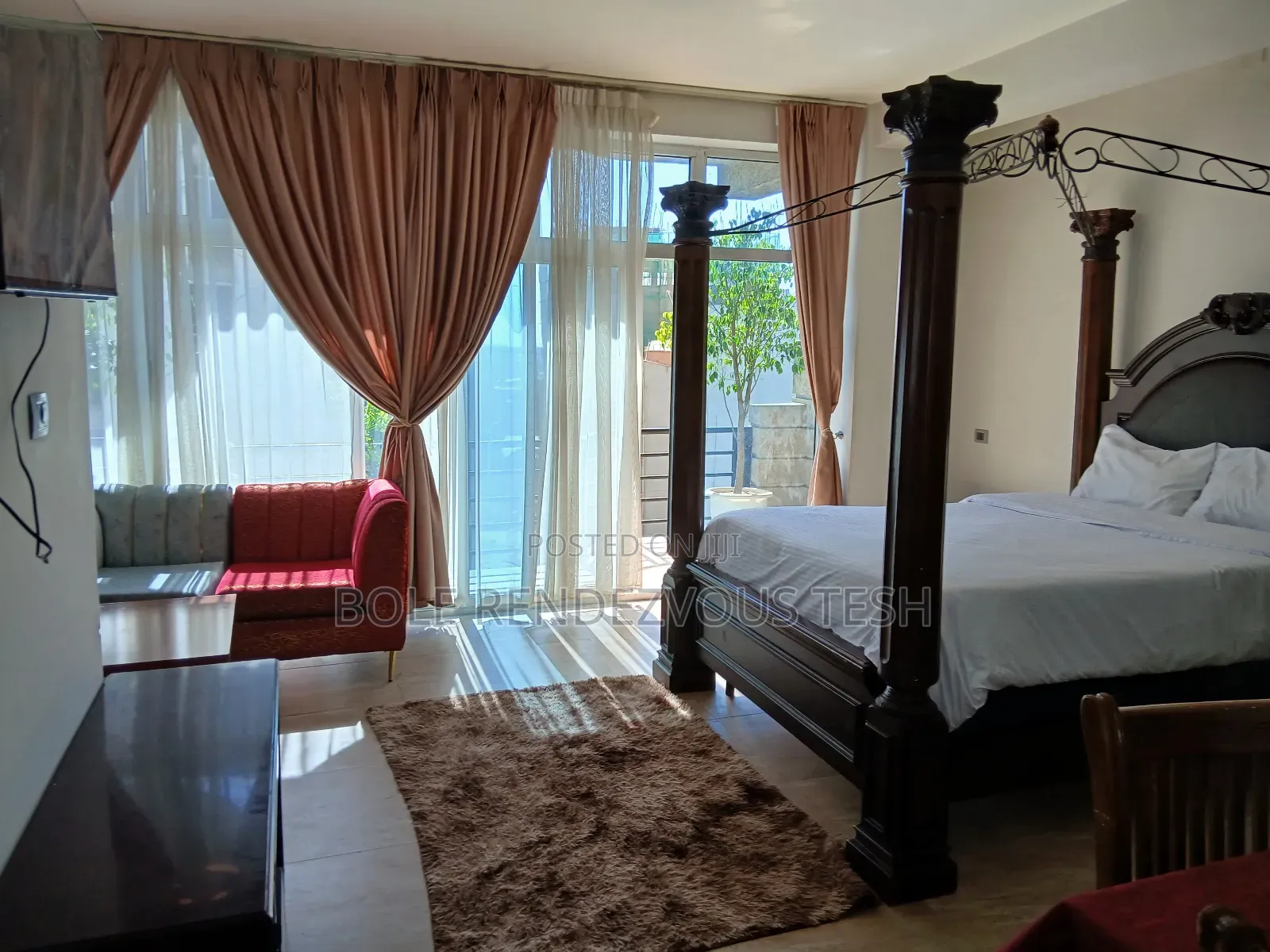 Furnished 1bdrm Apartment in Bole for rent