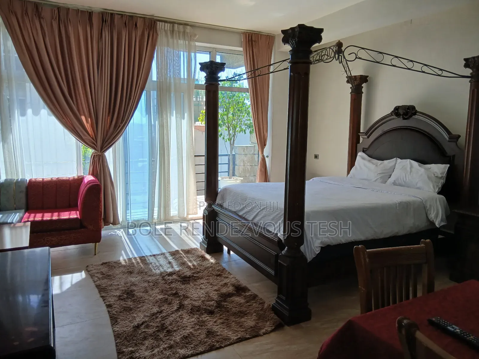 Furnished 1bdrm Apartment in Bole for rent