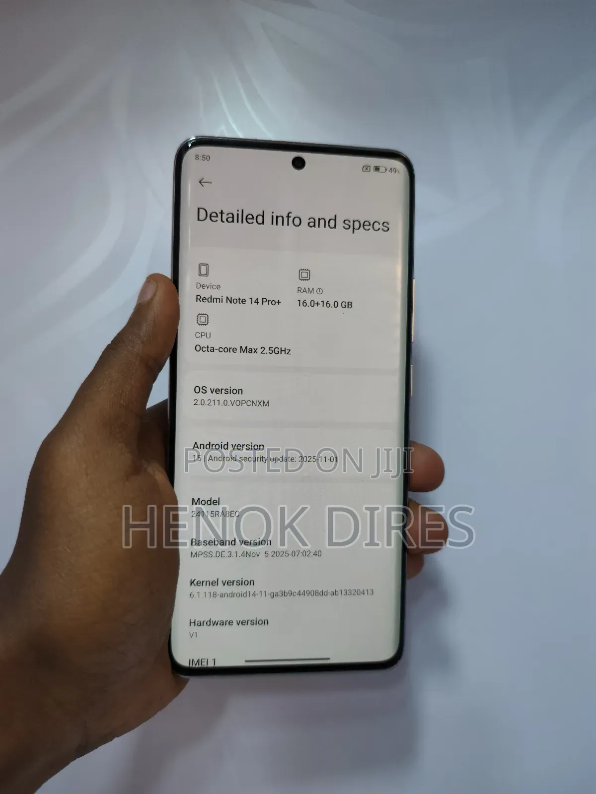 New Xiaomi Redmi Note 14 Pro+ 512 GB White