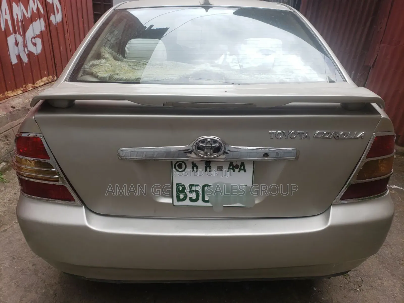 Toyota Corolla 2002 Gray