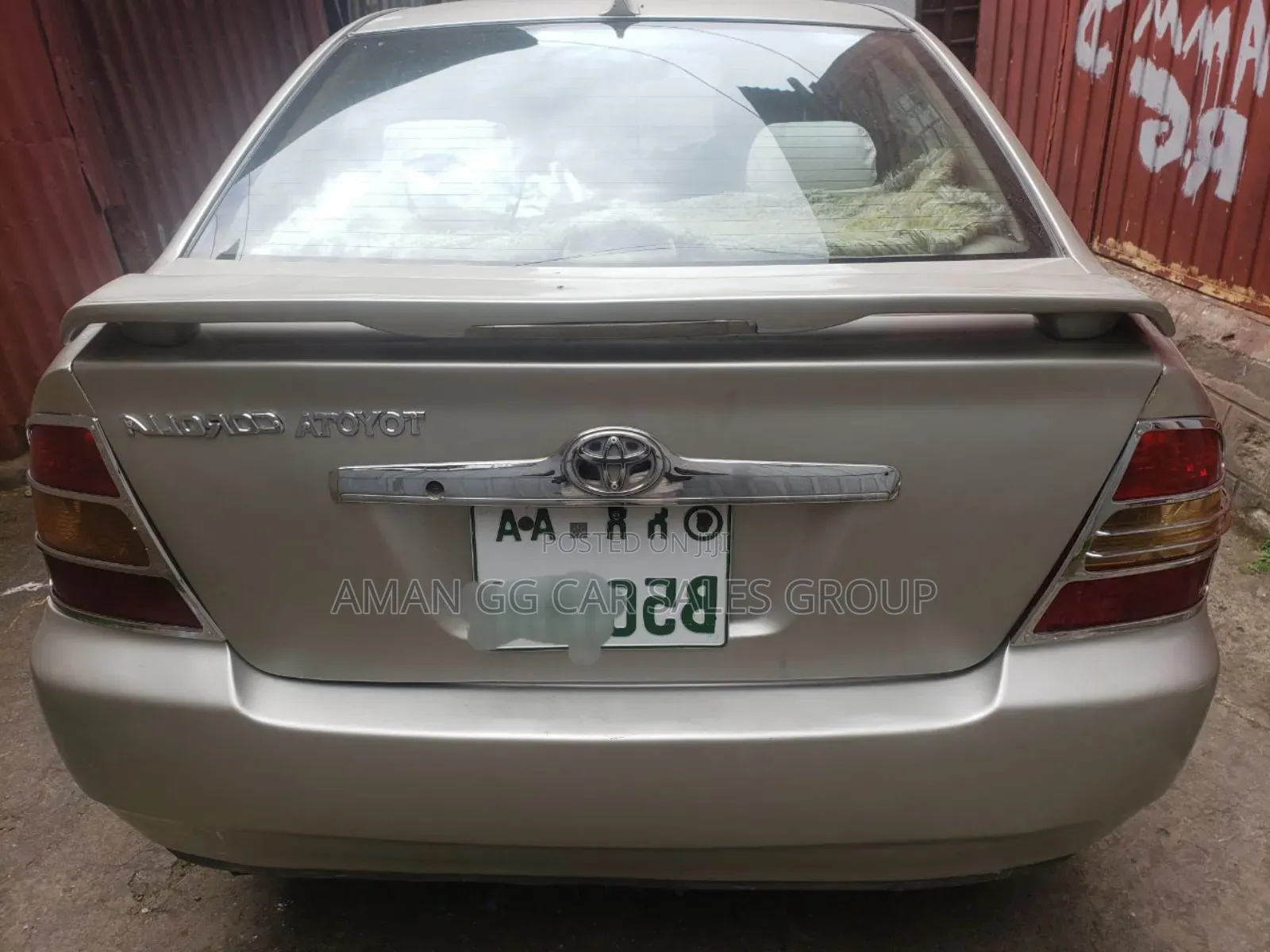 Toyota Corolla 2002 Gray