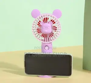 Portable Mini Desk Fan With Phone