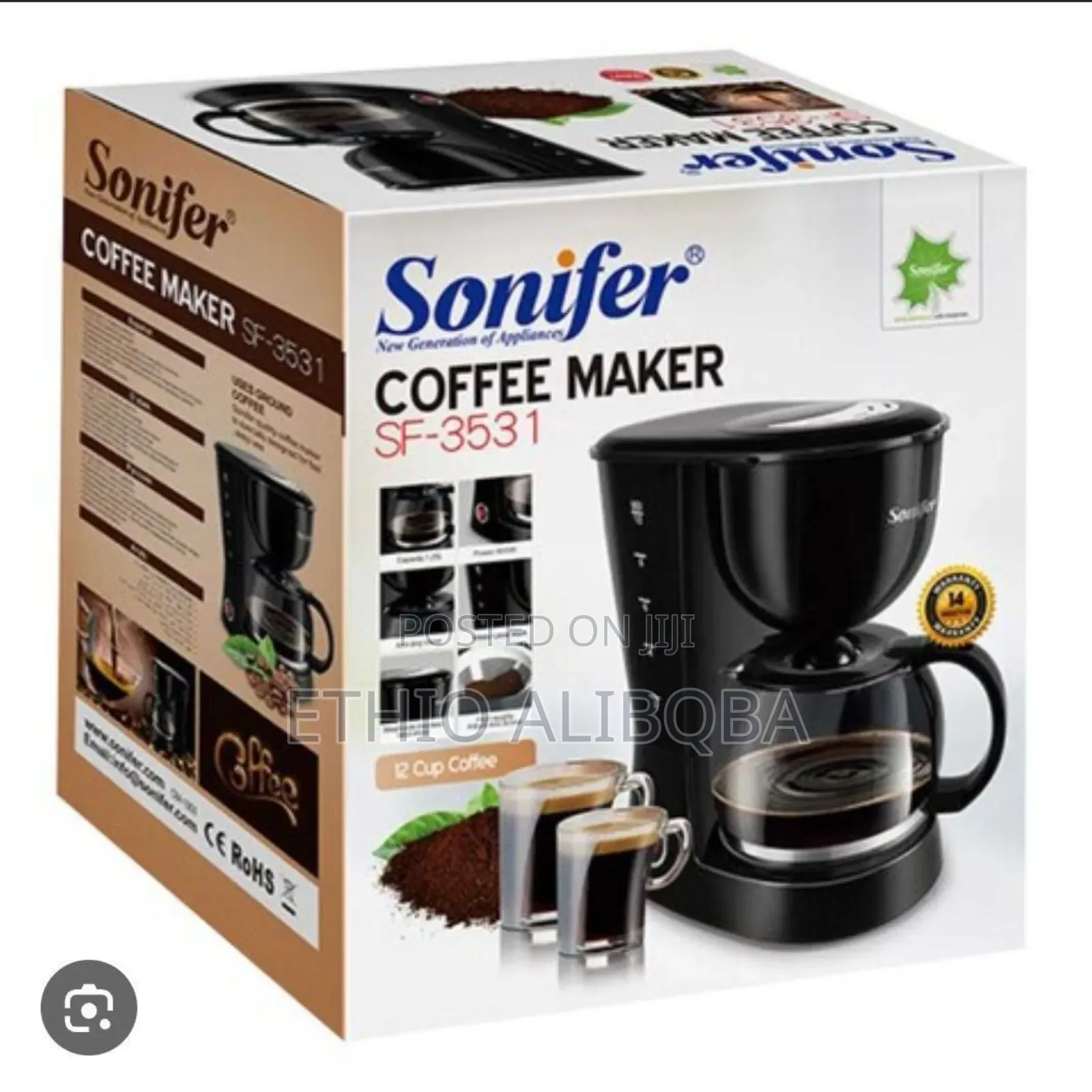 Sonifer 12 Cup Electric Coffee Maker
