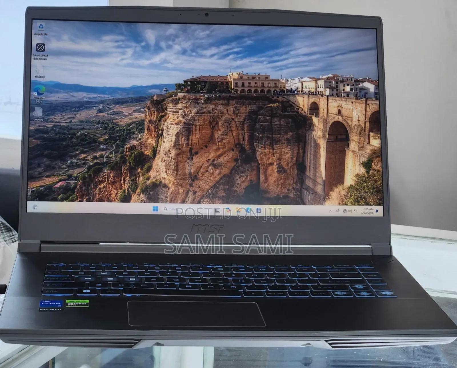 New Laptop MSI GF63 16GB Intel Core I5 SSD 512GB