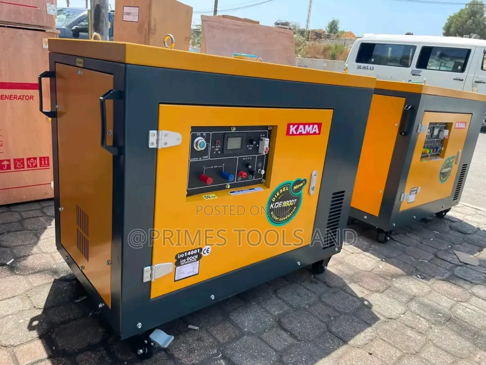 Kama 9800 Silent Generator Likely Refers to the Kama Kde9800t,