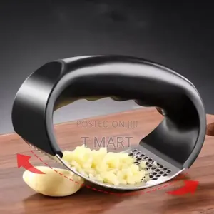 Stainless Steel Garlic Press Crusher