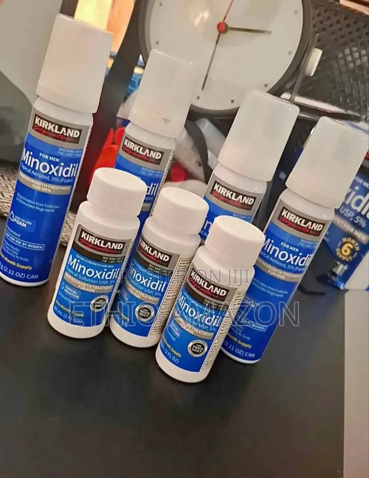 Minoxidil Hairgrowth ለፀጉር Drop