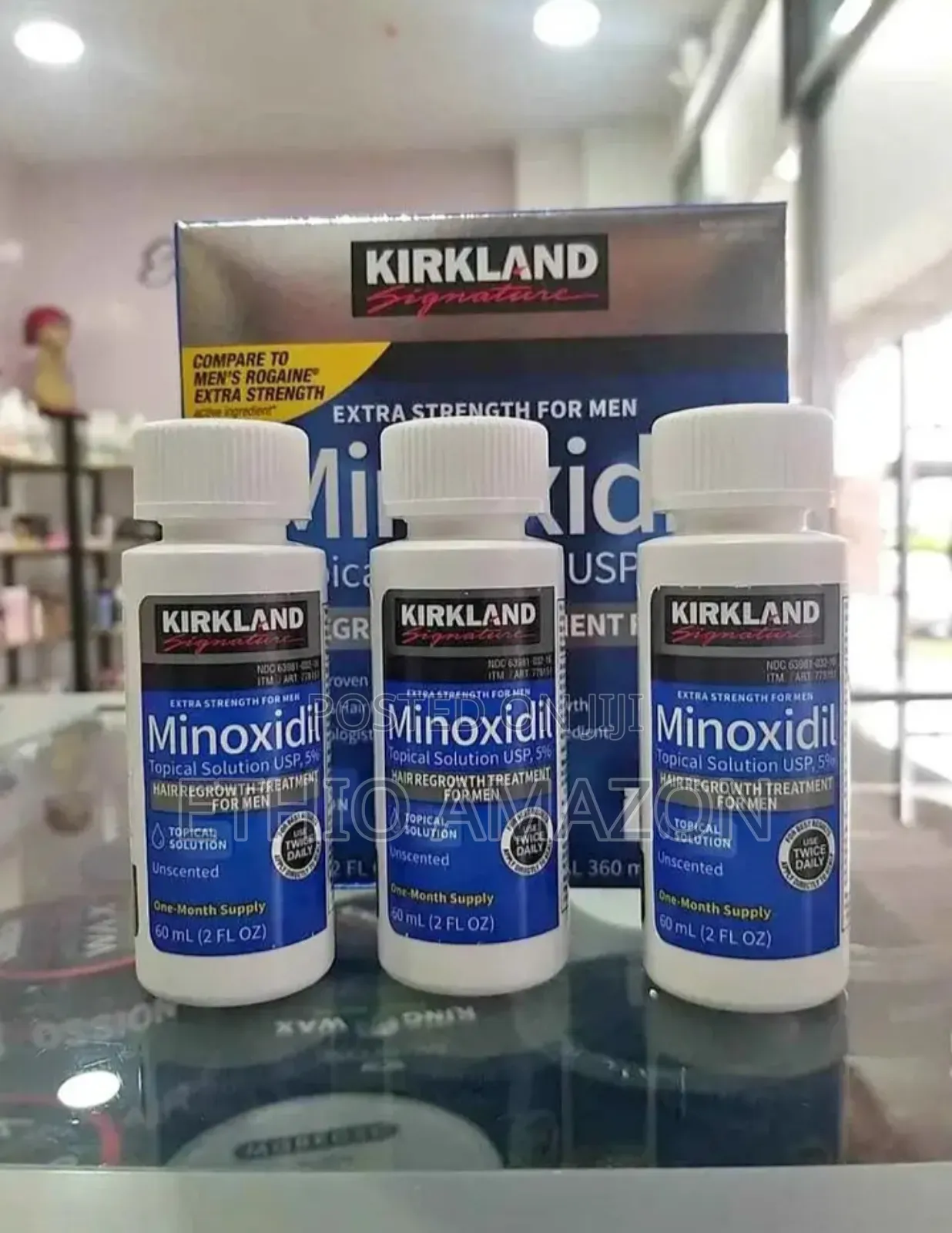 Minoxidil Hairgrowth ለፀጉር Drop