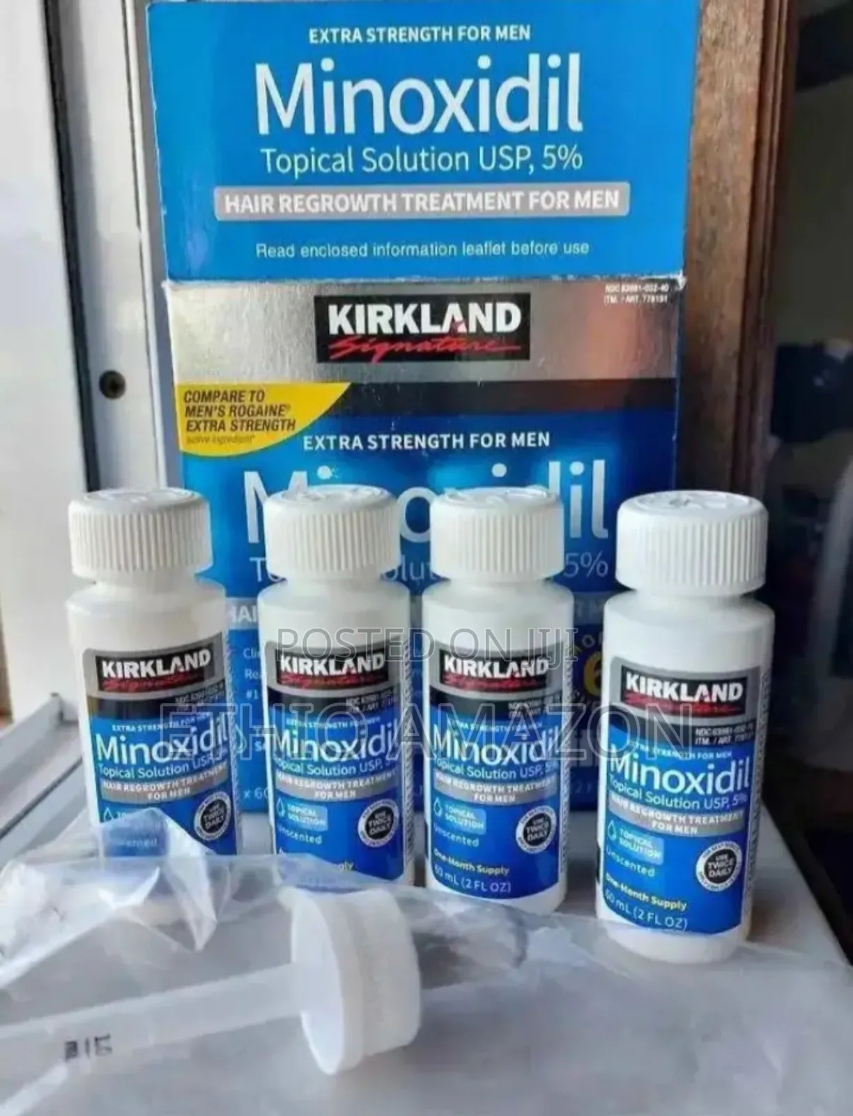 Hairgrow Minoxidil የፀጉር እና የፂም ማሳደጊያ