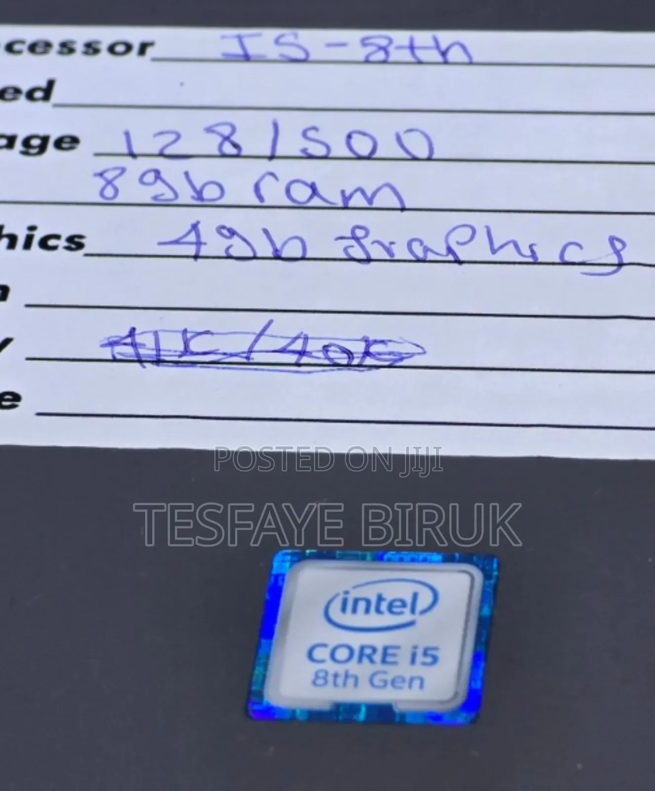 New Laptop Dell 8GB Intel Core I5 SSD 128GB