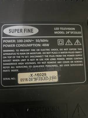 Tv , Superfine, 24inch , Slightly Used