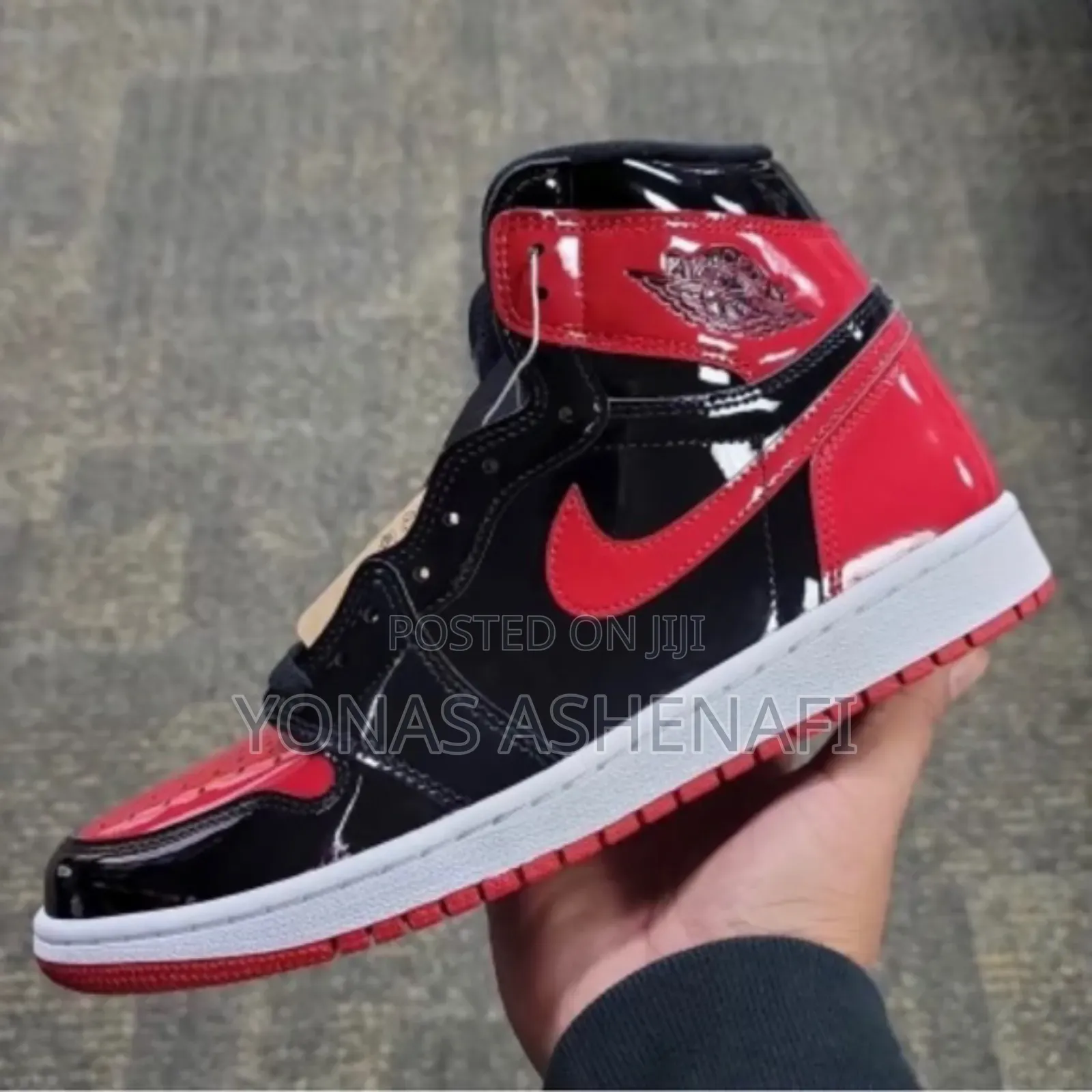 Air Jordan 1 Retro High Og 'Patent Bred'.