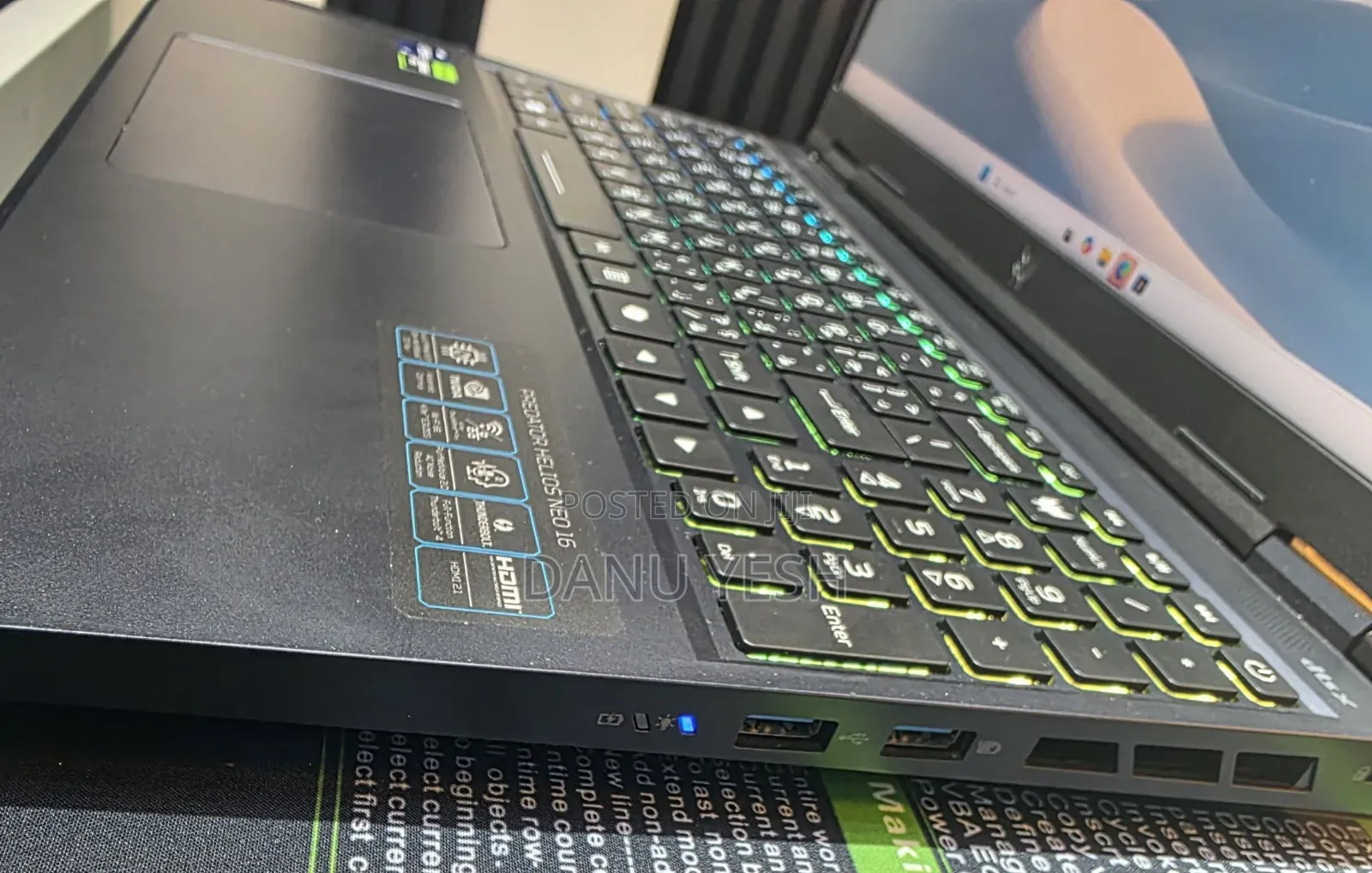 New Laptop Acer Predator Helios Neo 16 16GB Intel Core I9 SSD 1T