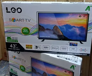 Leo 43'' Smart Android Tv – Strong Double Glass, A+ Efficiency
