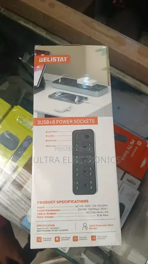 Gelistar Model: Gs-515 Multiple Outlets Protection Power Strip.