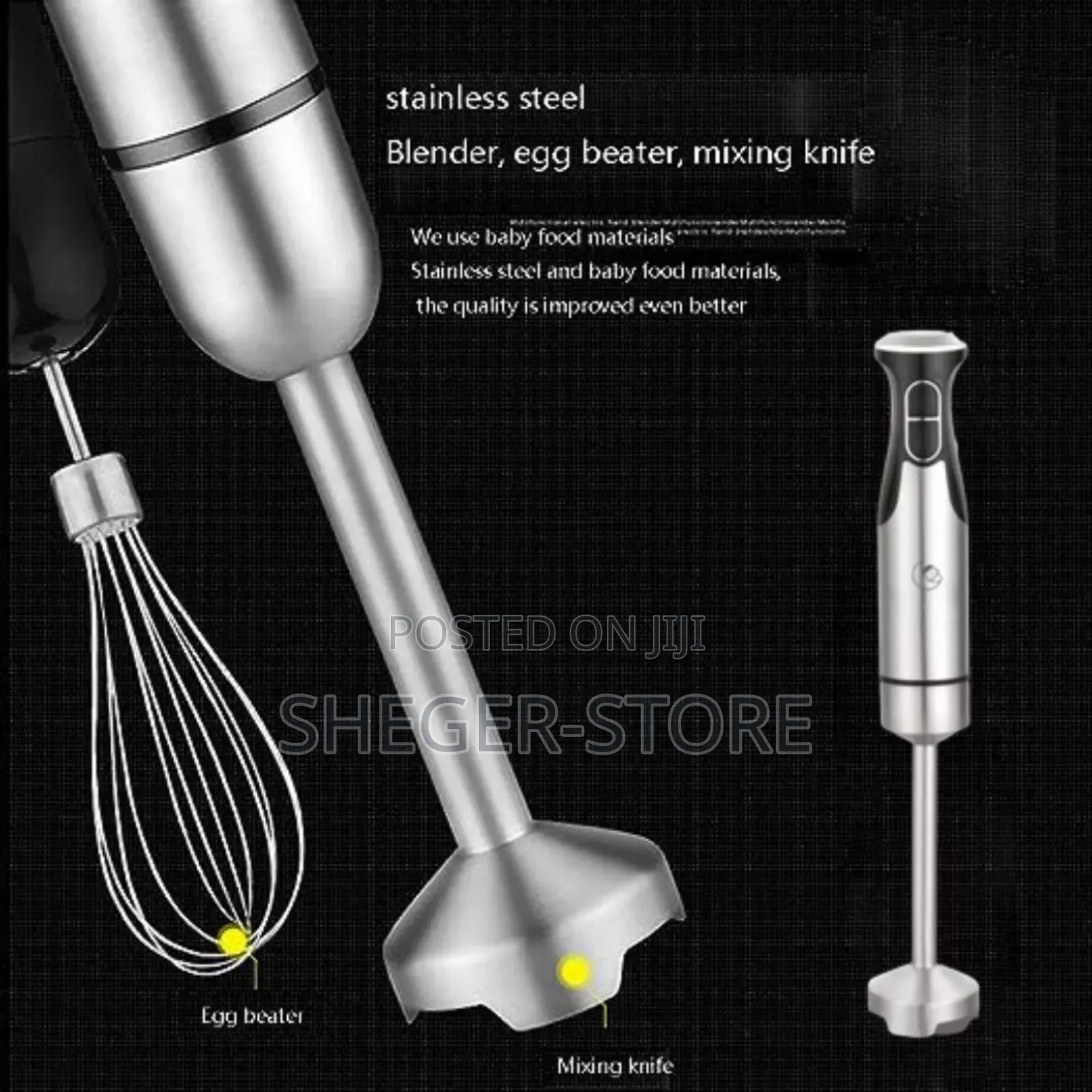 Orginal High Class Sonifer 3 in 1 Series Hand Blender