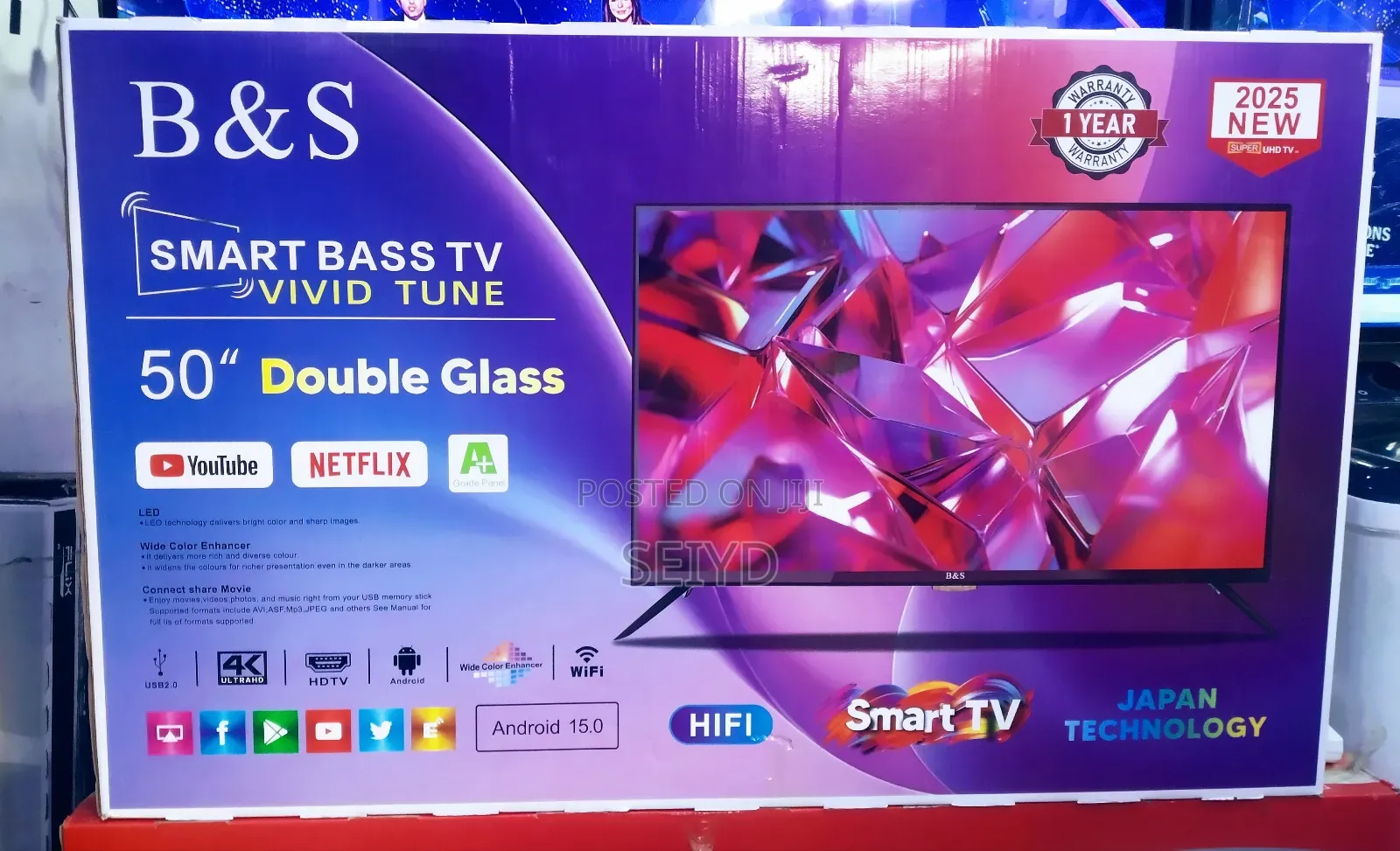 B S Tv 55 Inch Android Smart