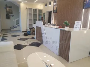 Reception Desk With Wall Work